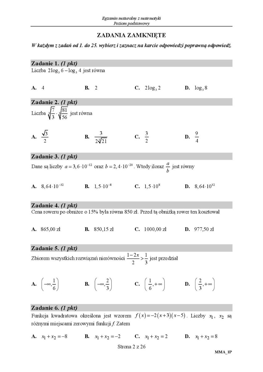 zad. 1
B

zad. 2
C

zad. 3
C

zad. 4
C

zad. 5
A

zad. 6
C