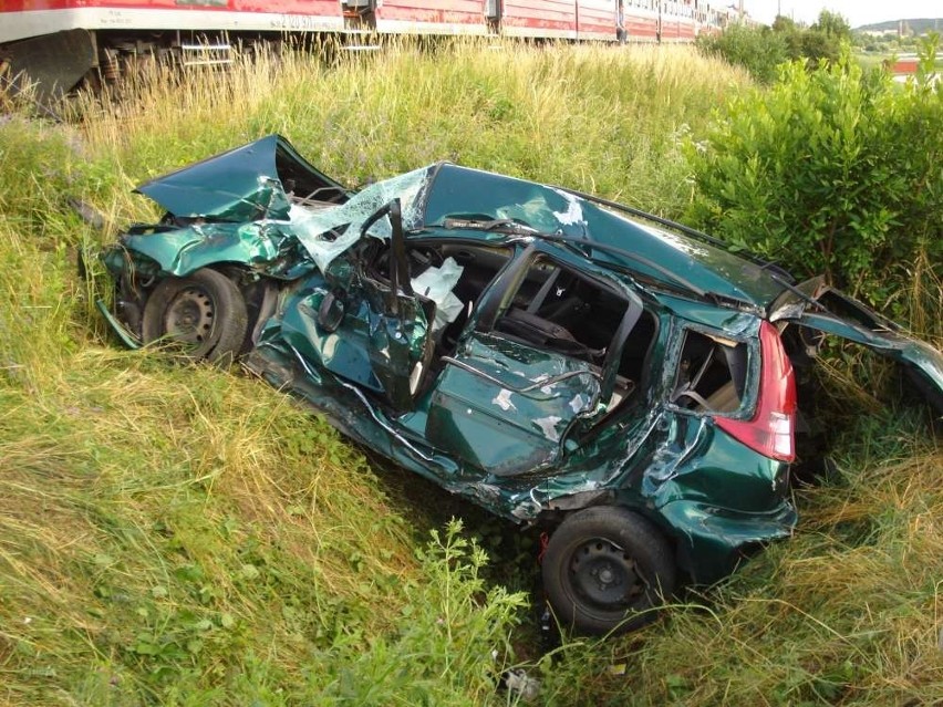 Wypadek w Chodzieży na przejeździe przy ul. Miodowej. Nie...