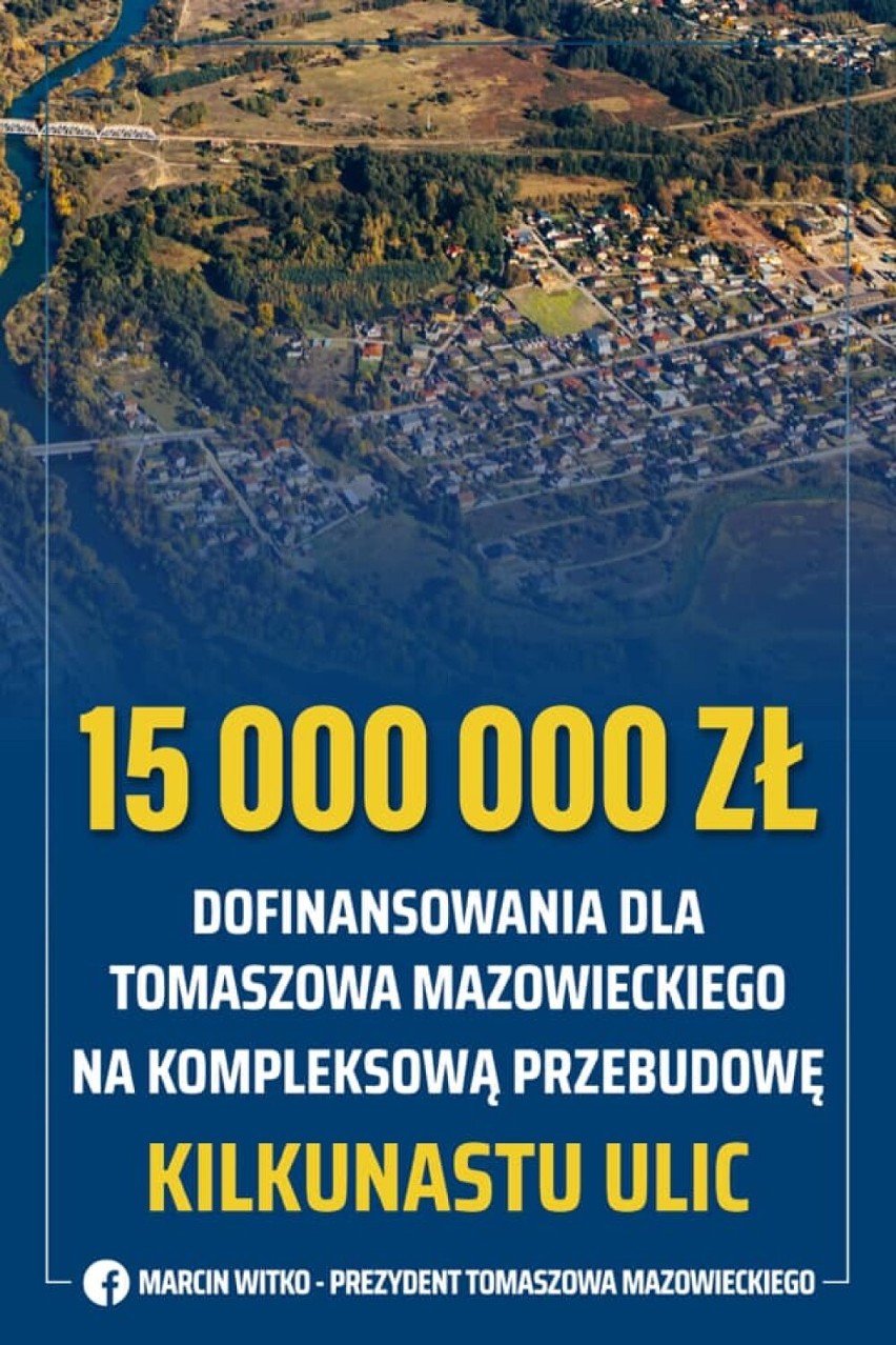 Druga edycja Polskiego Ładu. Miliony dla Tomaszowa, powiatu i tomaszowskich gmin