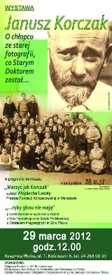 Wystawa przedstawiająca życie Janusza Korczaka w Książnicy Płockiej