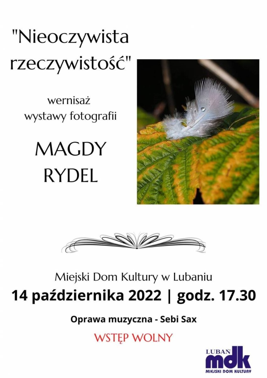 Magda Rydel zaprasza na wernisaż wystawy fotografii...