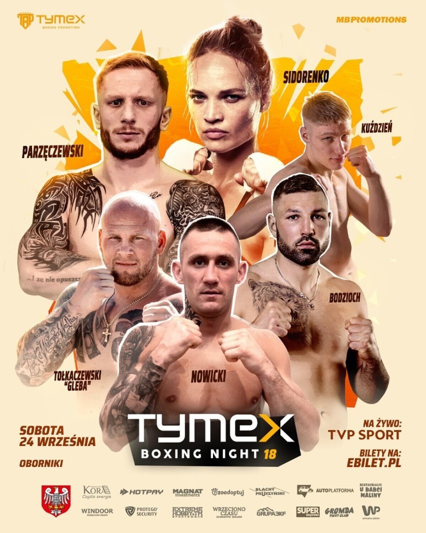 "Tymex Boxing Night 18". Maksymilian Gibadło wraca na ring