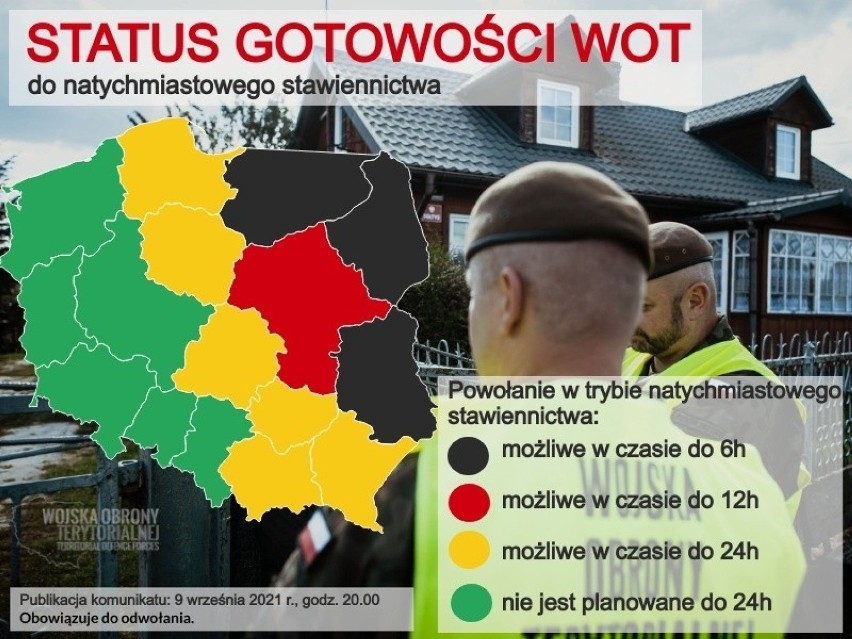 Wojska Obrony Terytorialnej w gotowości! Co to oznacza? [MAPA]