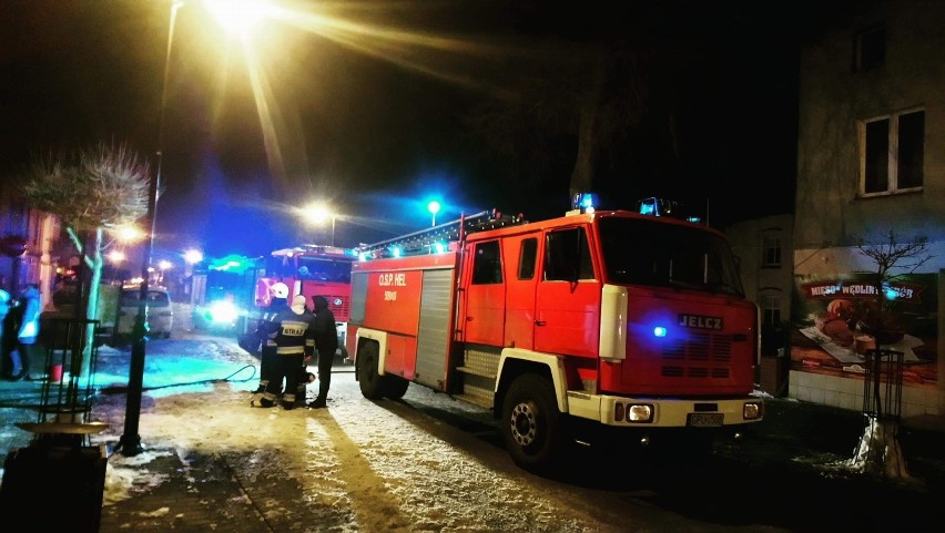 Hel: Pożar Checzy Kaszubskiej, marzec 2018