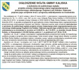 Gmina Kaliska- wyłożenie do publicznego wglądu projektu zmiany miejscowego planu zagospodarowania 