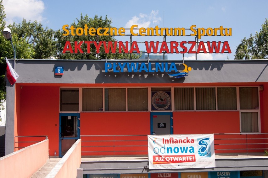 Otwarcie basenów letnich w Ośrodku Inflancka nastąpi w...