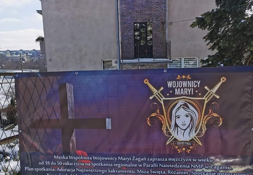 Żagań jest jednym z dwóch miejsc spotkań "Wojowników Maryi"...