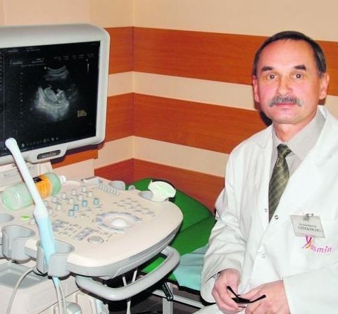 Jacek Bieluszko jest jedynym w Koninie ginekologiem, który może robić badania płodu