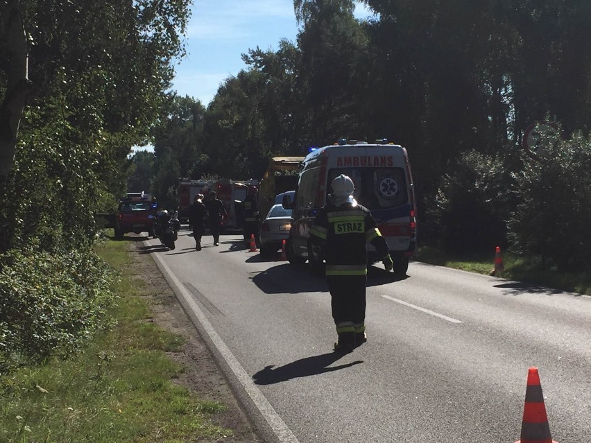 Wypadek na trasie Władysławowo - Chałupy