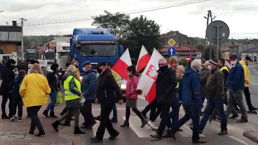 Blokada drogi krajowej nr 12 w Sulejowie, 14 października...