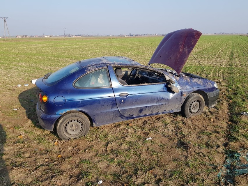 Wypadek w Jastrzębnikach pod Kaliszem