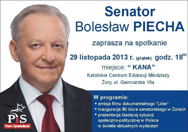 Bolesław Piecha w Żorach