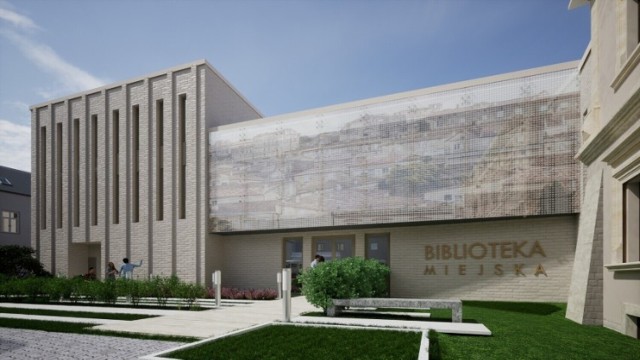 Tak mogłaby wyglądać Sądecka Biblioteka Publiczna po rozbudowie. Czy miasto ma pomysł na finansowanie inwestycji?