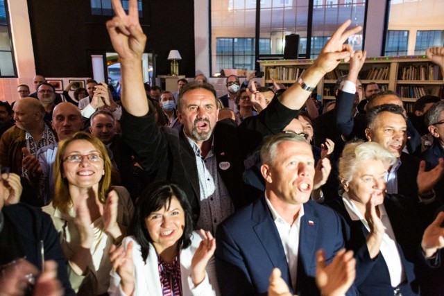 Wieczór wyborczy PiS w Krakowie