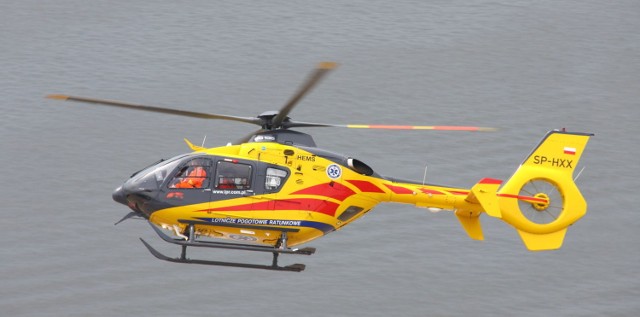 Śmigłowiec Eurocopter EC 135 w barwach Lotniczego Pogotowia Ratunkowego