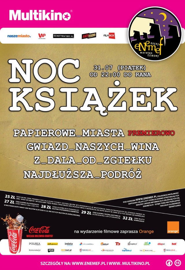 ENEMEF w Poznaniu: Noc Książek