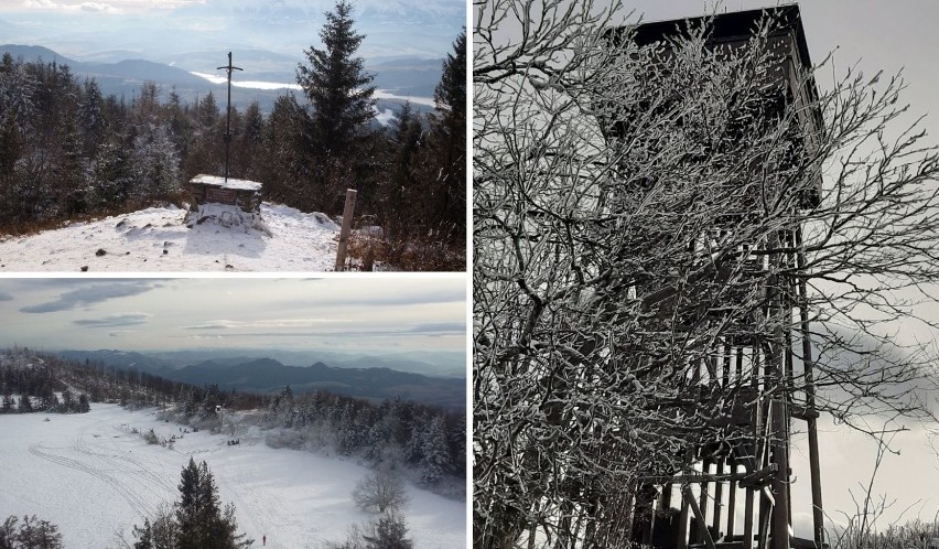 Lubań w Gorcach przyciąga piękną zimą i wysoką wieżą. Którędy wiodą najpiękniejsze szlaki?