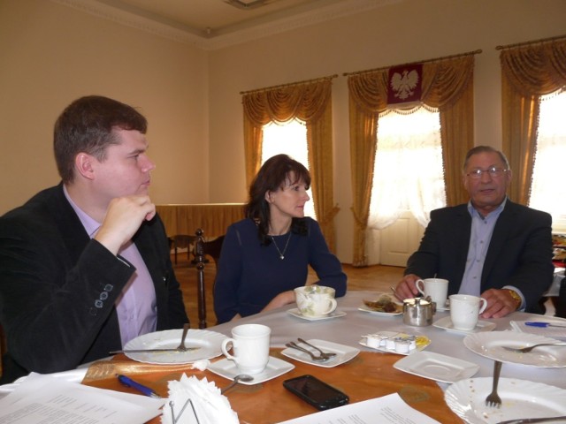 Na spotkaniu w UM władze Złoczewa mówiły o wykorzystaniu dotacji