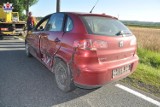 Wypadek w Polichnie: Kierowca renault zasnął za kółkiem i zderzył się z seatem