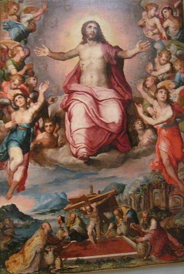 Zmartwychwstanie Jezusa Chrystusa /Bopox	Icon/of Resurrection of Christ Vatican Pinakoteka/Wikipedia/wolne zasoby