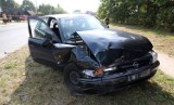 Wypadek na Traktorowej w Łodzi. Trzy osoby ranne [ZDJĘCIA]