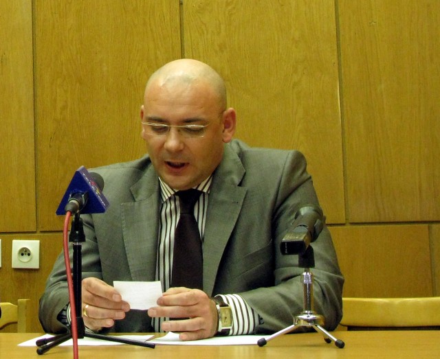 Radosław Kołaciński (PO), szef Rady Społecznej Wojewódzkiego Szpitala Zespolonego w Kaliszu.