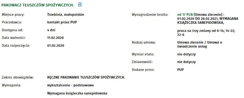 Czy warto pracować za takie pieniądze? TOP 5 najgorzej płatnych ofert pracy w powiecie chrzanowskim