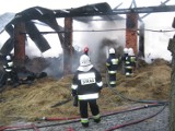 Pożar stodoły w Lalikach. W budynek uderzył piorun [ZDJĘCIA]
