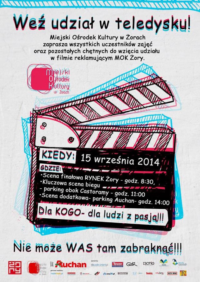 Film reklamowy Żory: Weźmie w nim udział ok. 500 osób. Wystąp w nim i Ty!