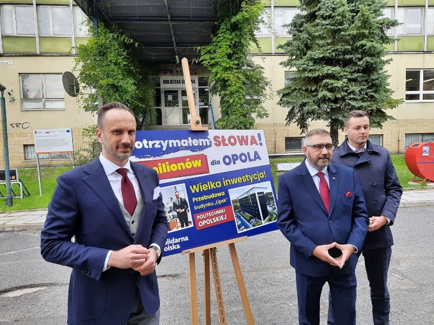 Politechnika Opolska dostała 51 mln zł z Ministerstwa Edukacji i Nauki na przebudowę budynku przy ul. Sosnkowskiego w Opolu 