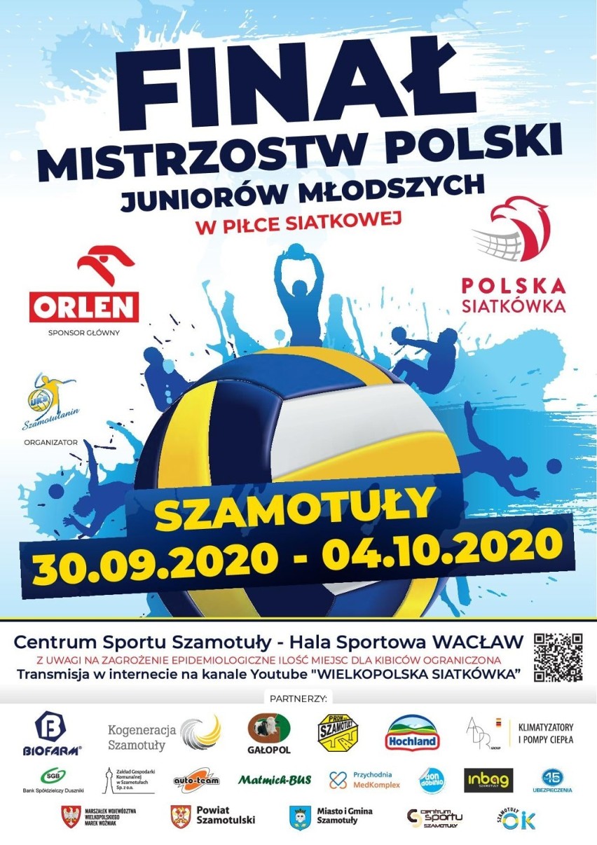 Szamotuły gospodarzem turnieju finałowego Mistrzostw Polski Juniorów Młodszych w siatkówce