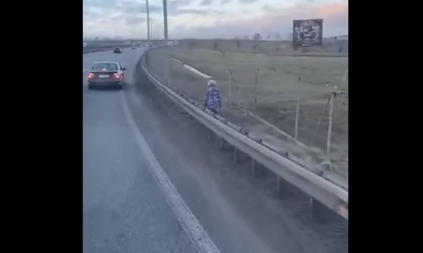 Dziwna sytuacja na drodze S3. Kierowca BMW wyrzucił dziecko z auta, bo nabrudziło? (ZOBACZ FILM)