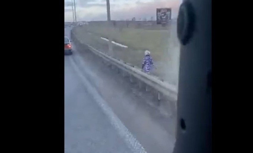 Dziwna sytuacja na drodze S3. Kierowca BMW wyrzucił dziecko z auta, bo nabrudziło? (ZOBACZ FILM)