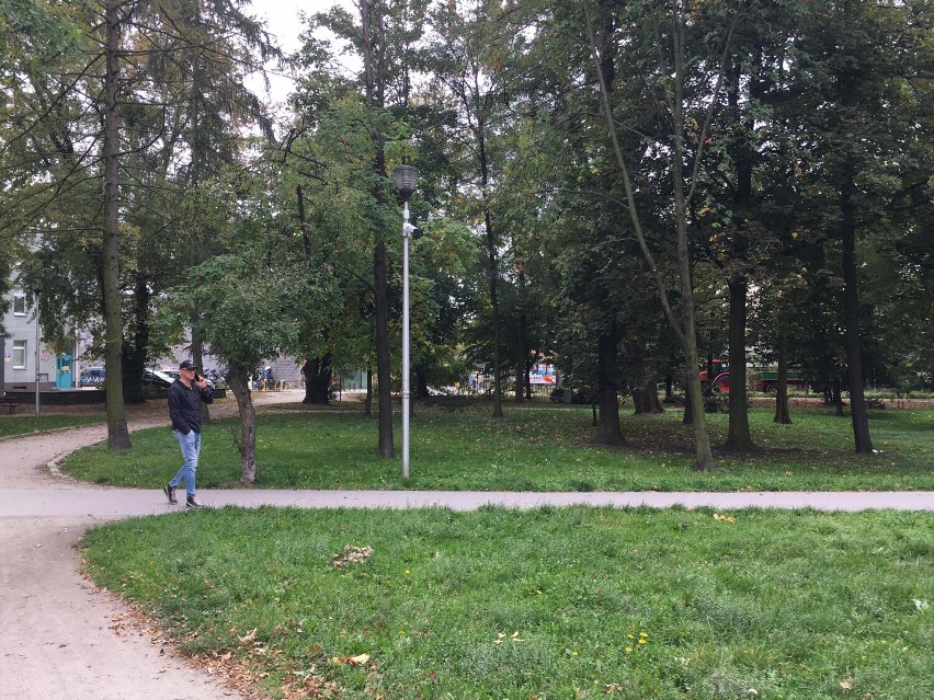 Monitoring w parku miejskim w Pleszewie