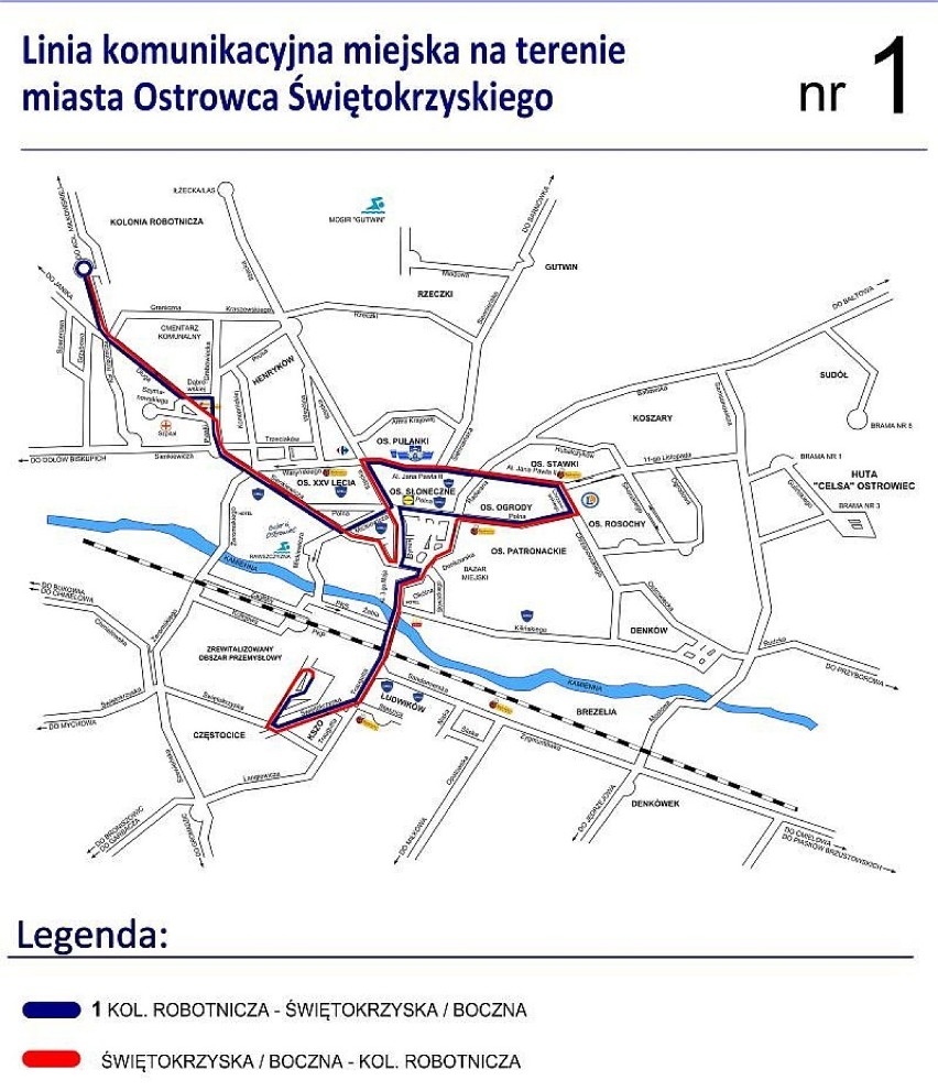 Zobacz nową sieć połączeń autobusowych w Ostrowcu (zdjęcia)