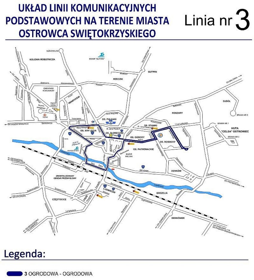 Zobacz nową sieć połączeń autobusowych w Ostrowcu (zdjęcia)