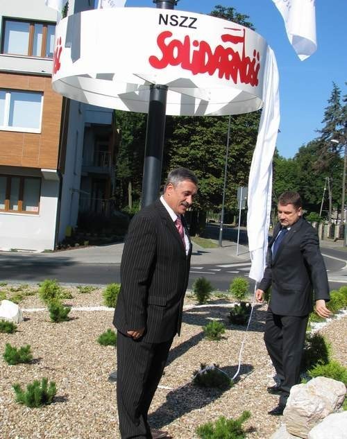 Tarnogórskiemu rondu patronuje NSZZ &quot;Solidarność&quot;