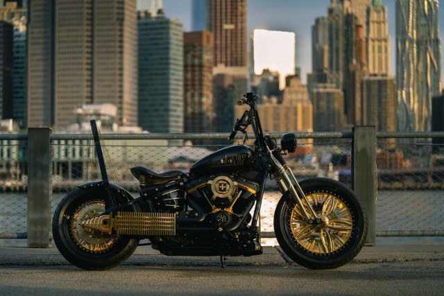 Premiera unikatowego motocykla Nowy Jork - Rzeszów odbyła się w Nowym Jorku.