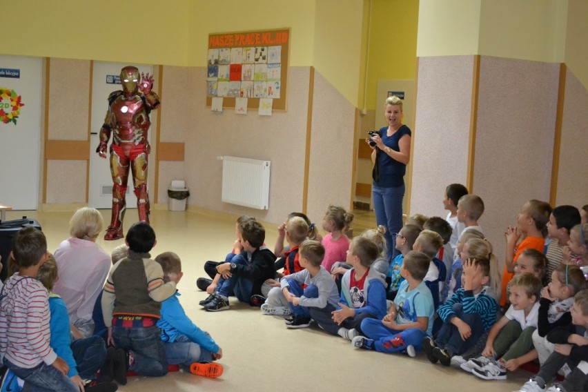 Iron Man na Dzień Chłopaka w ZSS w Człuchowie