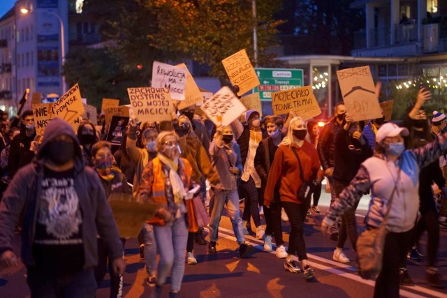 Protest kobiet w Kaliszu