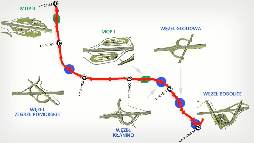 Mapa S11 i podpisanie umowy na odcinek Zegrze - Kłanino