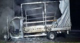 Pożar samochodu dostawczego w Katowicach. Utrudnienia na autostradzie A4