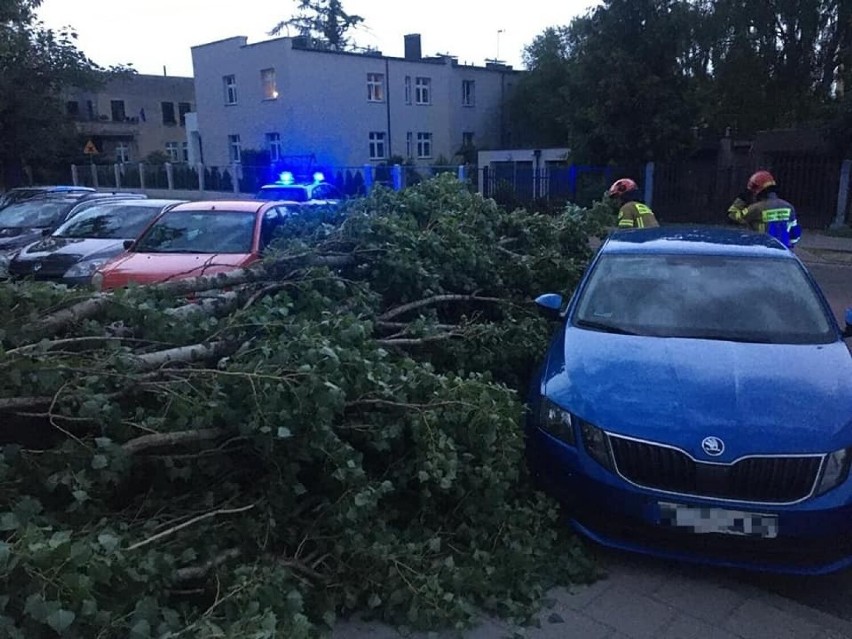 Zobacz, jakie szkody wyrządziła pogoda w niedzielny wieczór...