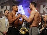 Oficjalne ważenie przed walką Anthony Joshua - Władimir Kliczko [ZDJĘCIA]