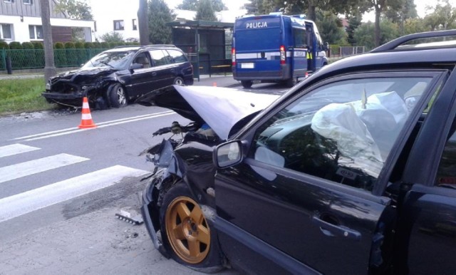 Wypadek na skrzyżowaniu ulic Szczepankowo i Agrestowa
