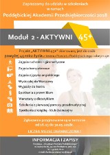 Aktywni 45+. Weź udział w projekcie w ramach Poddębickiej Akademii Przedsiębiorczości 2018