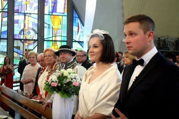 Góralsko - królewski ślub w Kamionce Wielkiej