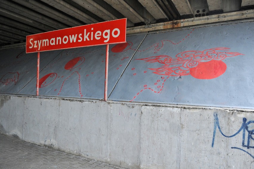 Przystanek PST Szymanowskiego ma nowy mural