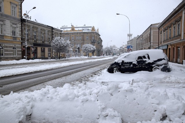 Centrum Jarosławia 25 stycznia 2021 roku.