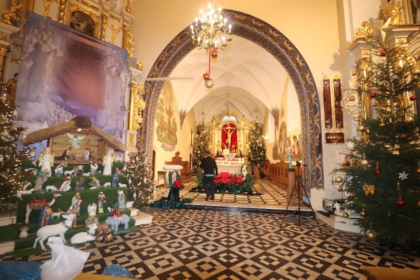 Piękne dekoracje świąteczne w sanktuarium MBNP w Radziejowie [zdjęcia]